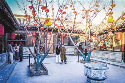 圖為升級改造后的縣長大院。韓堃攝